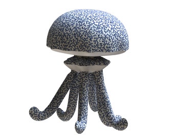 Jellyfish Plush Sewing Pattern – Easy Soft Toy DIY (PDF Pattern)