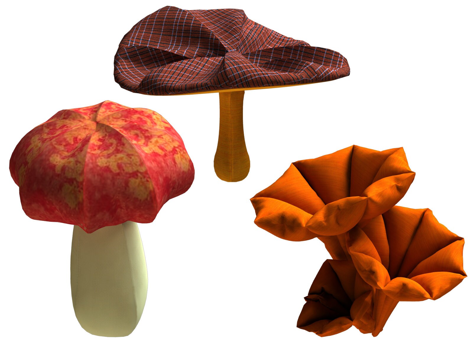 golden mushroom plush
