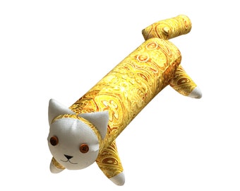 Cat Draft Stopper Sewing Pattern – DIY Plush Softie (PDF Pattern)
