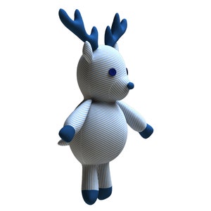 Deer PDF Plush Pattern + Resizing - Deer Easy Toy Sewing Pattern - Plushie Deer PDF Softie Sewing Pattern - Animal Toy Plush Sewing Pattern