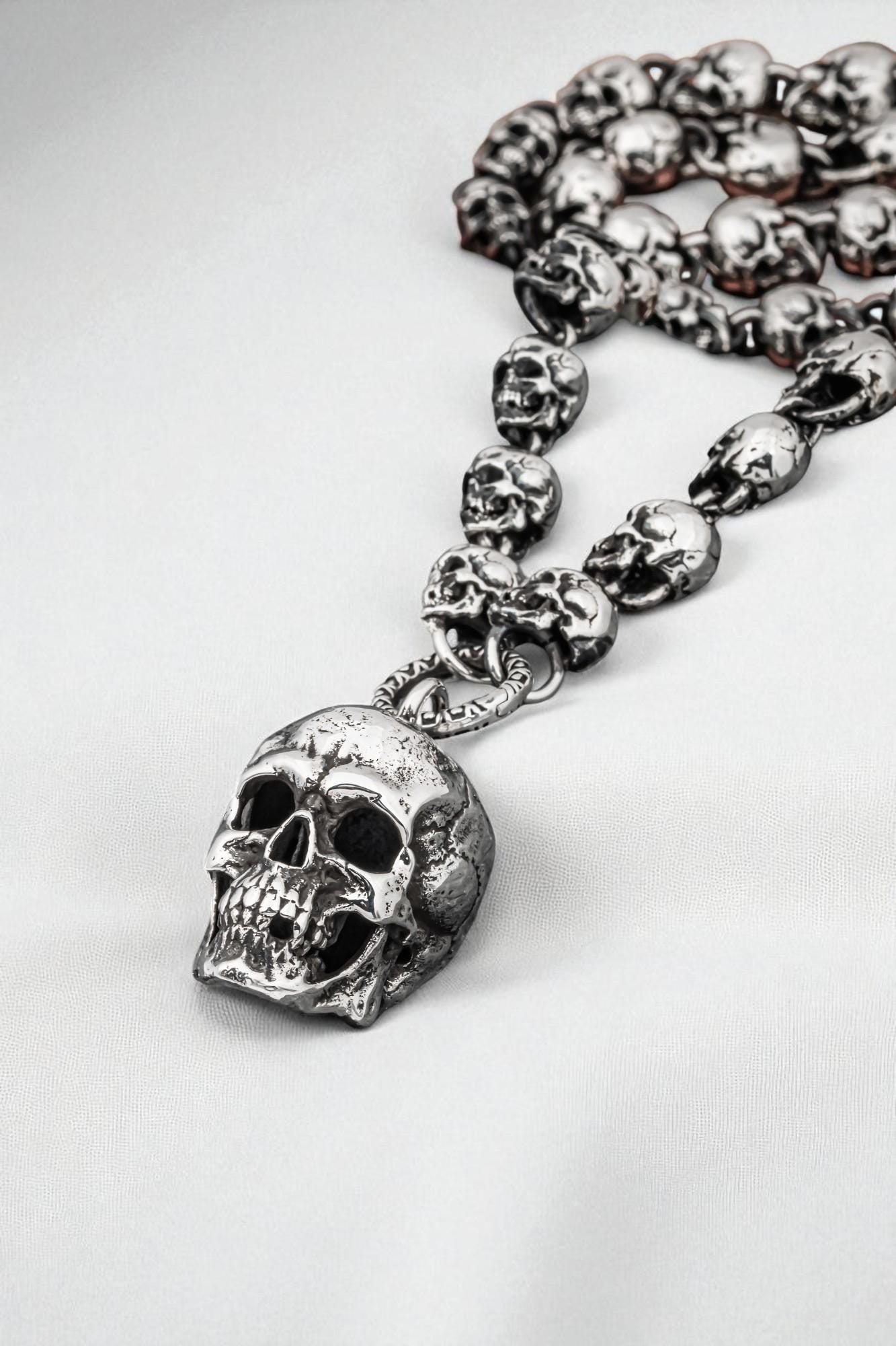 Bold and Heavy - Men's Unique Skull Pendant Chain Collection