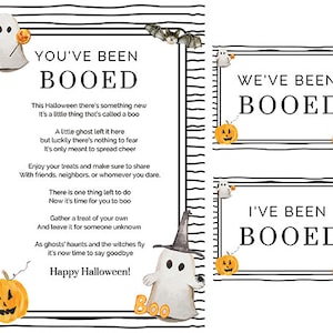 You #39 ve Been Booed Printable File Happy Halloween DIGITAL FILE ONLY You #39 ve Been Booed Printable File Happy Halloween DIGITAL FILE ONLY