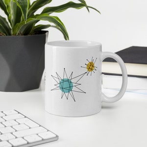 Franciscan Starburst Style Mug, Coffee Cup, Dishwasher and Microwave Safe, Will Not Fade