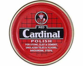 Red Cardinal Floor Polish for Tiles, Brick, Stone, Clay and Cement with wax 400g