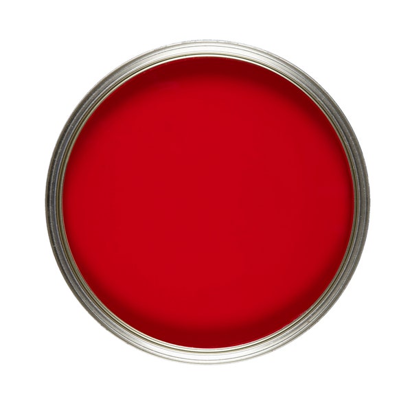 Super Gloss Enamel Red Paint for Wood, Metal. plastic, concrete 50ml