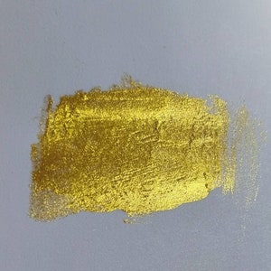 100ml Water based 24k glitter gold paint, Bright Gold Paint for wood , cement, pottery ,metal paint True Gold Finish..