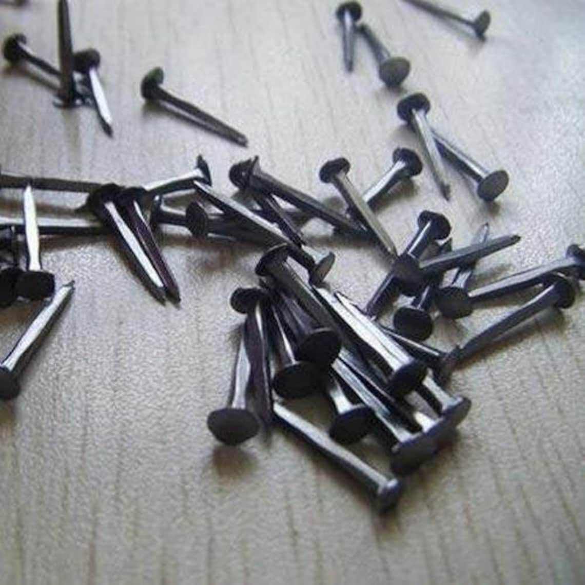 Black Shoe Tacks Nails for Lasting Repairs Cobbler Nails 12mm Etsy