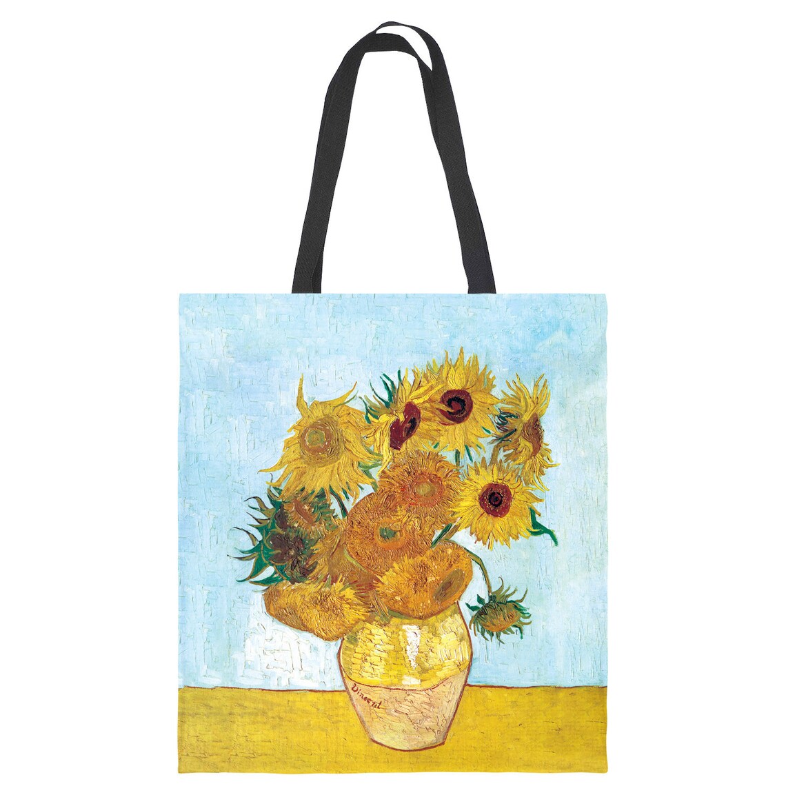 Vincent Van Gogh Sunflowers Canvas Tote Bag Summer Beautiful Etsy