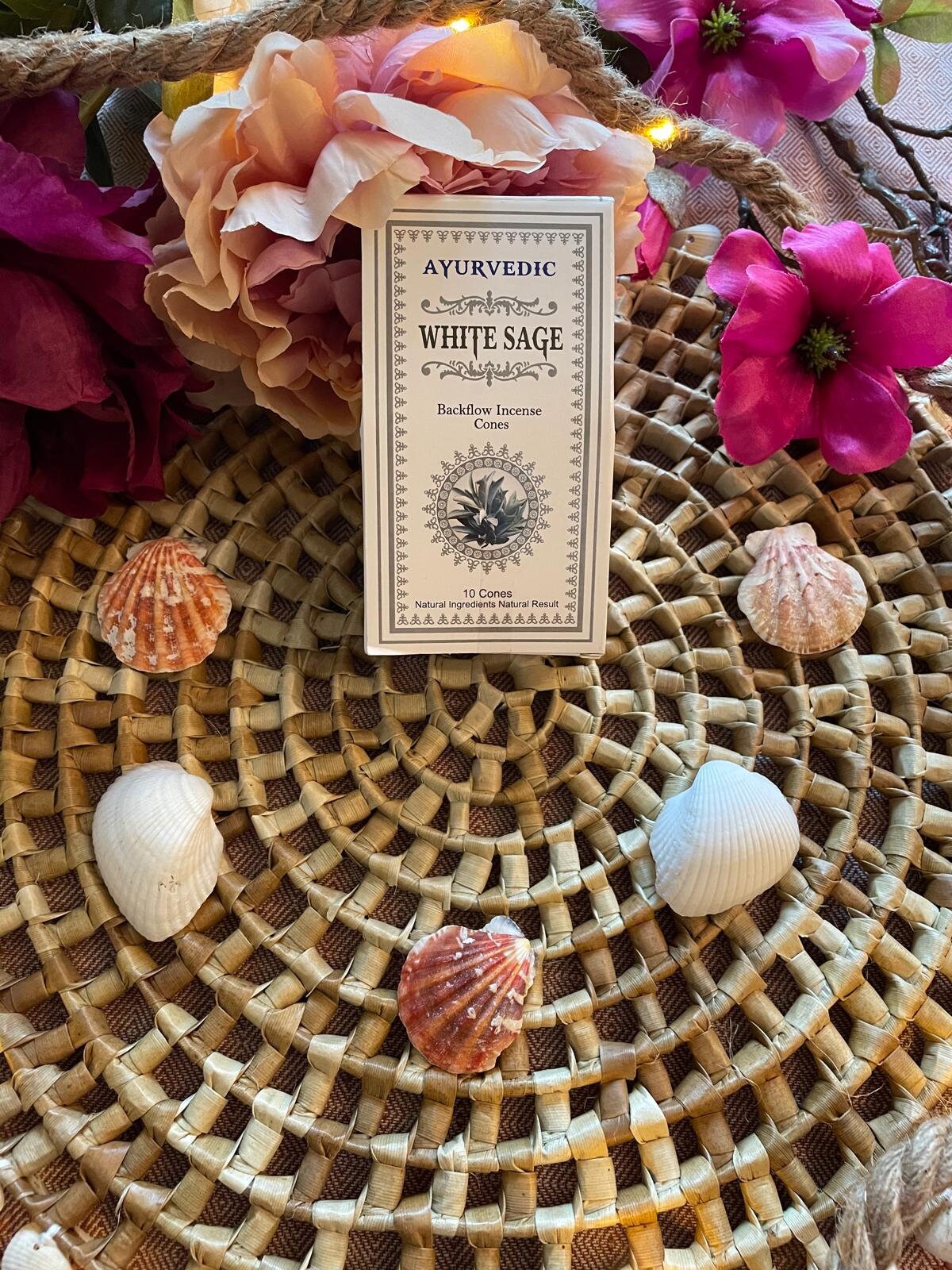 Cônes d'encens Ayurvedique Sauge Blanche