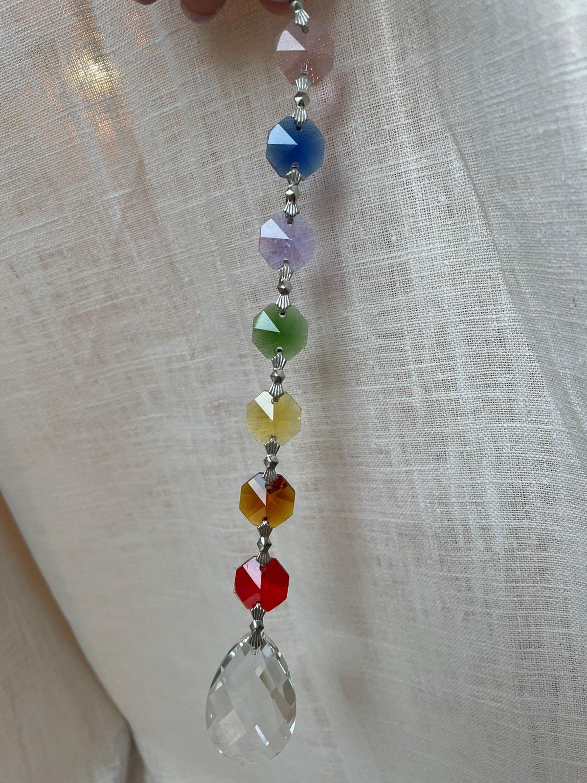 Cristal de Fenêtre 7 Chakra Feng-Shui - Amrita