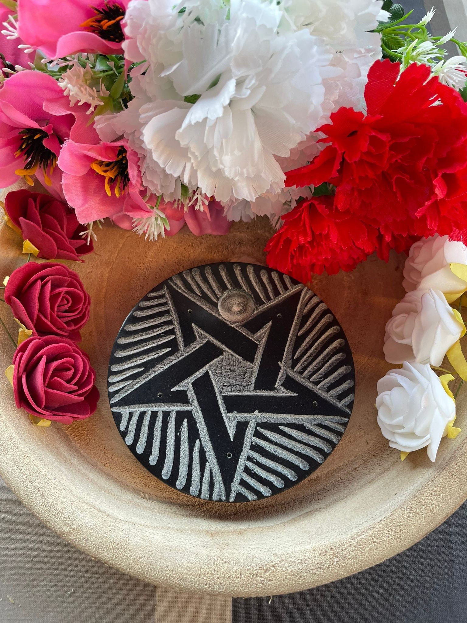 Porte Encens Pentacle Bâtons/Cônes