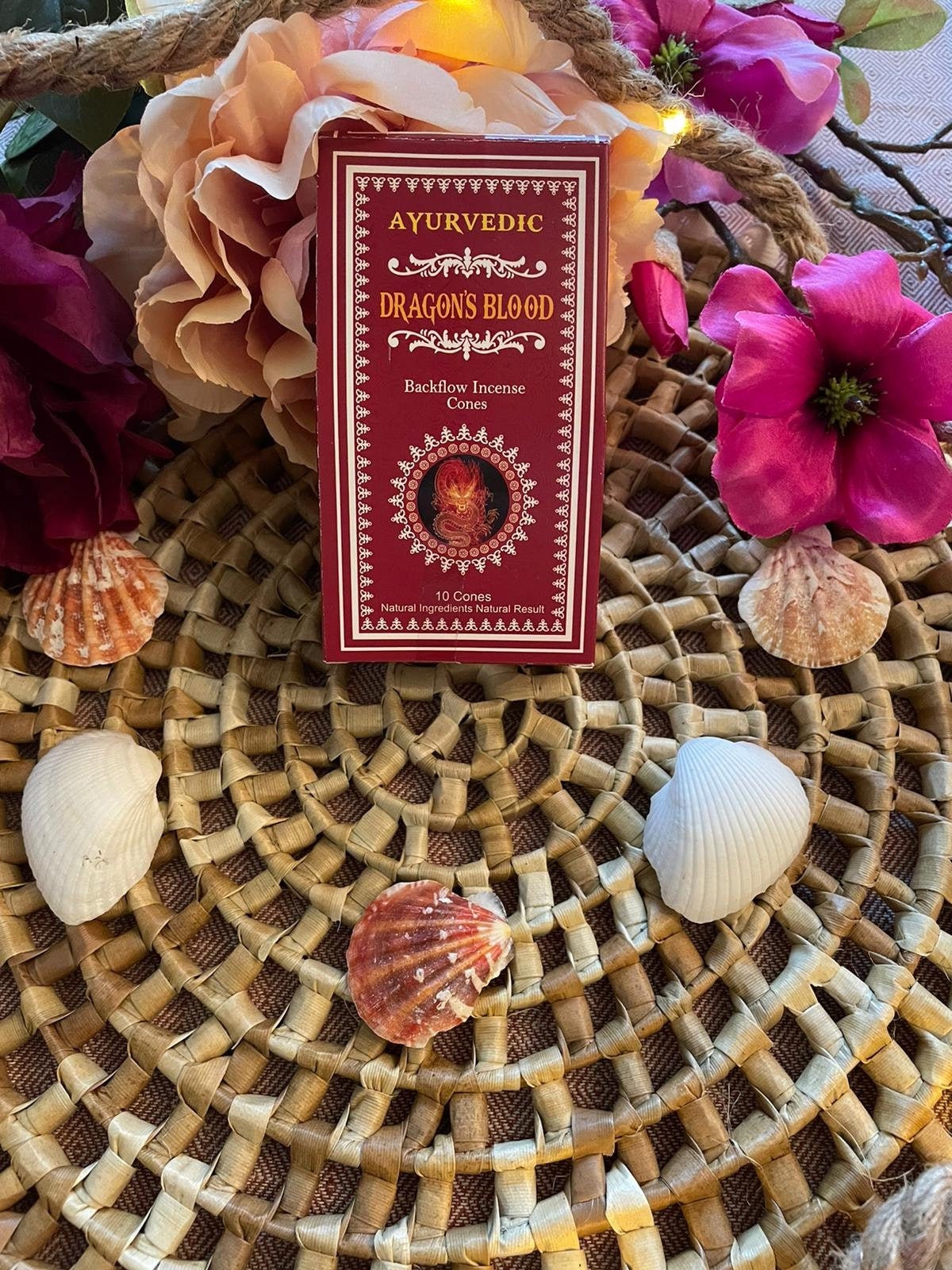 Cônes d'encens Ayurvedique Sang Du Dragon