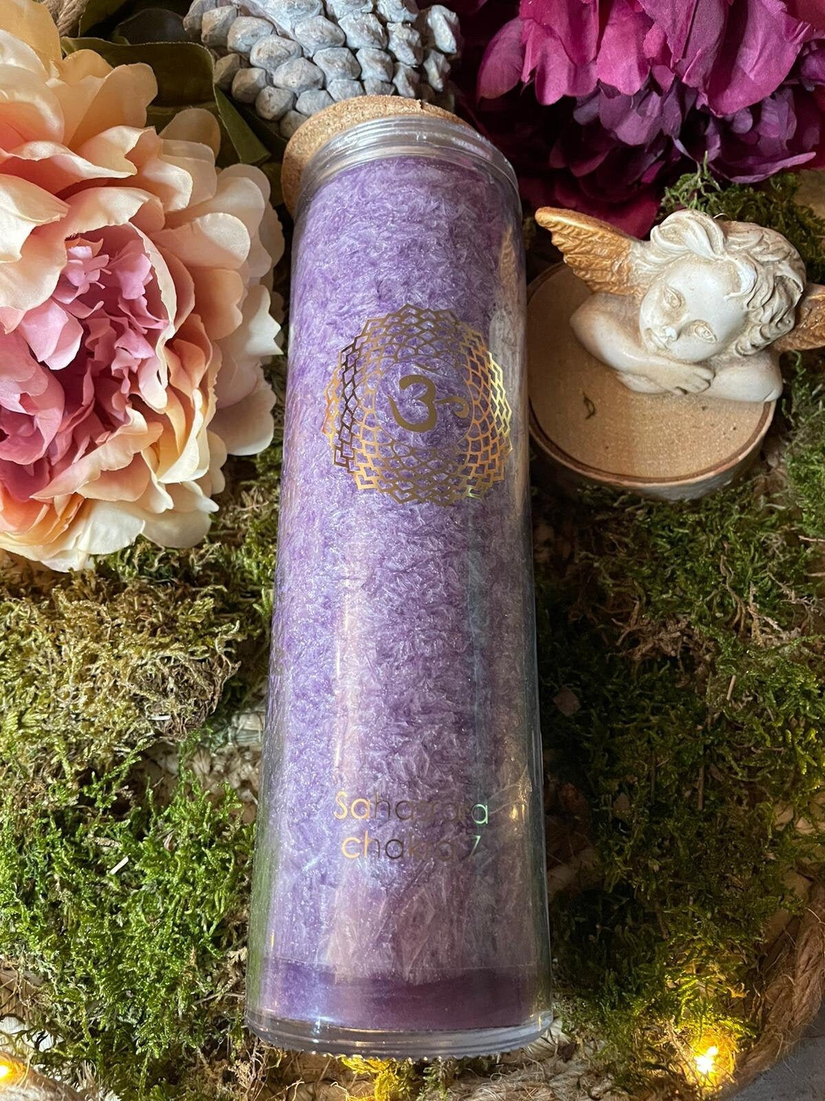 Bougie Parfumée 7Ème Chakra 100 Heures