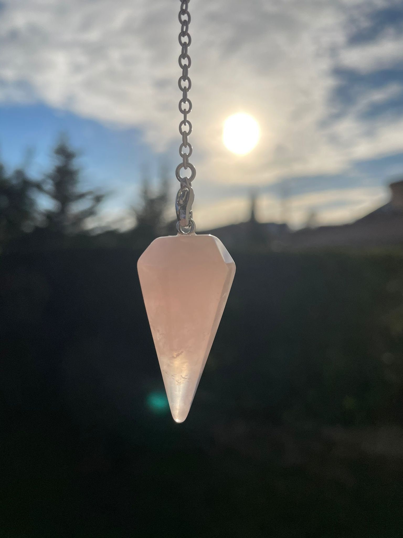 Pendule Quartz Rose