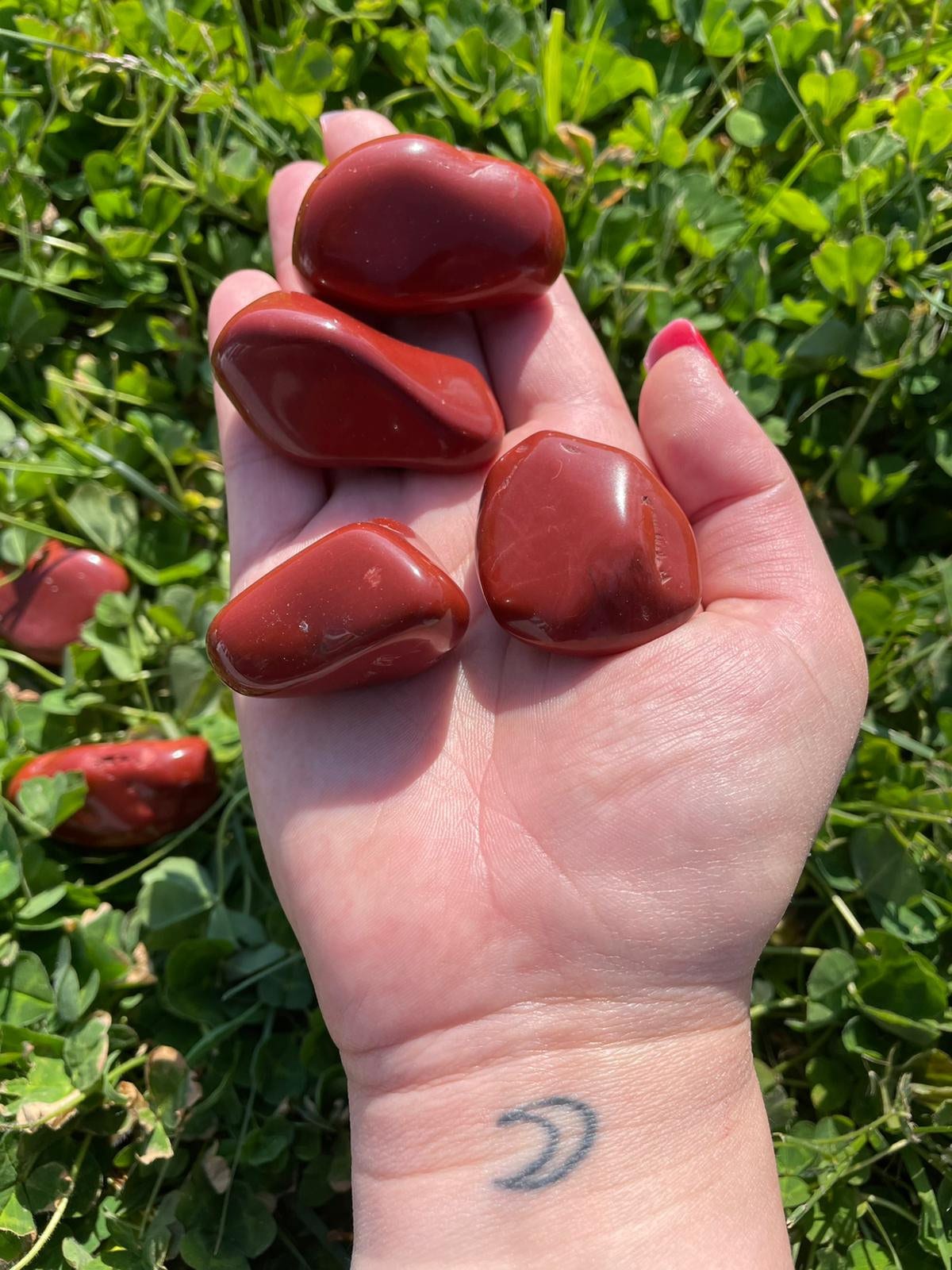 Jaspe Rouge Pierres Polies