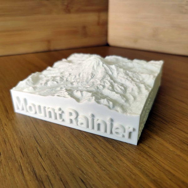 Mount Rainier 3d Model Etsy
