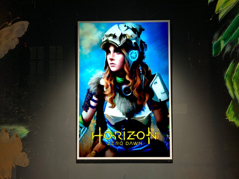 Aloy poster poster print,11x17 Horizon Zero Dawn art print wall art Horizon Zero Dawn poster wall poster 24x36 wall decor