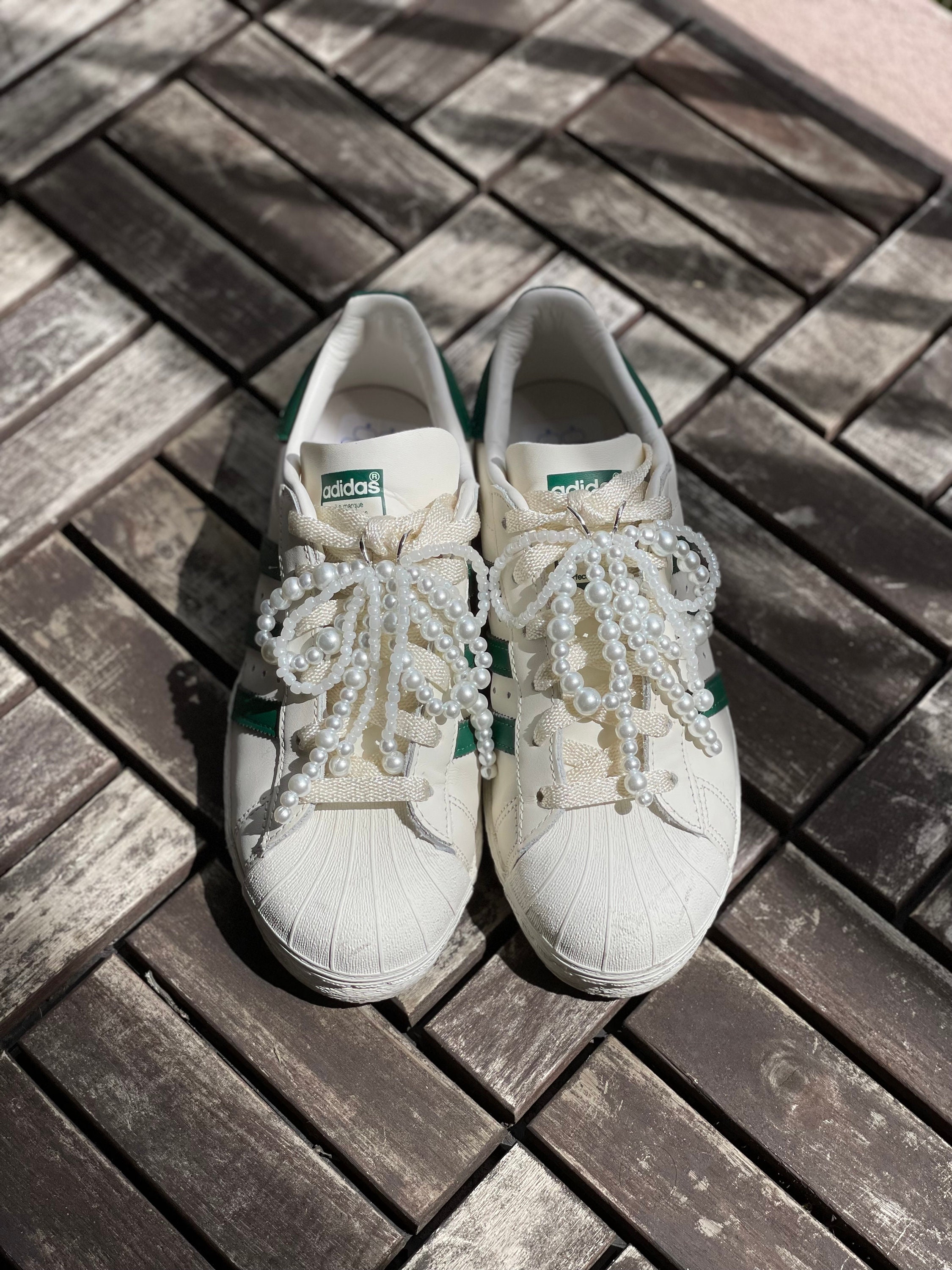 Pearl Tassel Shoe Charms for Sneakers 100% Handmade Custom