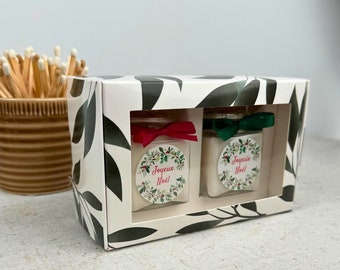 Christmas Candles Box Secret health, family, colleague, grandma, mom personalized candle gift