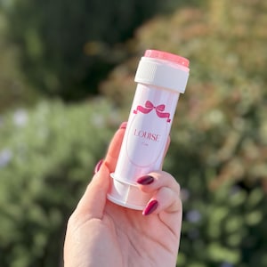 Burbujas de cumpleaños personalizadas - Regalos para invitados, pompas de jabón para niños o adultos, decoración de mesas dulces