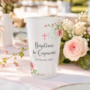 Ecocup Becher personalisiert 25cl wiederverwendbar Hochzeit Taufe Geburtstag