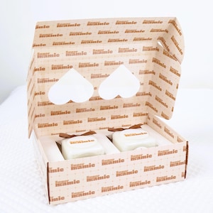 Annonce grossesse mamie, papy grand parents coffret deux bougies personnalisées