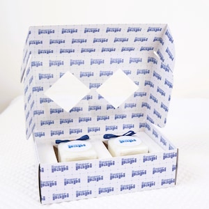 Annonce grossesse mamie, papy grand parents coffret deux bougies personnalisées