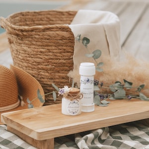 Bulles de savon personnalisées mariage – étiquette élégante assortie au thème