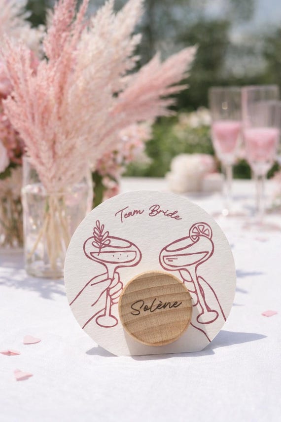 Cadeau invité EVJF personnalisé – Souvenir Team Bride – Accessoire fête entre amies