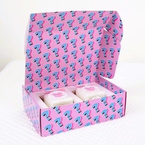 Coffret surprise demande demoiselle d'honneur coffret deux bougies personnalisées