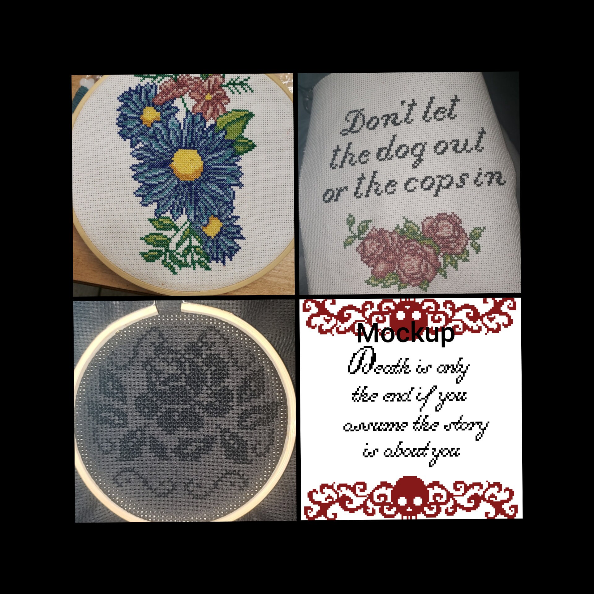 Custom 6 in cross stitch hoop Etsy