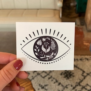 Celestial Eye Temporary Tattoo | Celestial Tattoos | Witchy Tattoos | Festival Tattoos | Ethereal Tattoos | Fake Tattoos | Boho Gifts