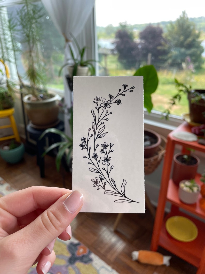 Forget Me Not Tattoo Temporary Tattoos Flower Tattoos Etsy Uk