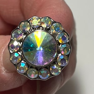 Silver snap gem ( base sold separately)