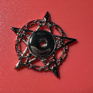 5 point star base (silver) (SNAP sold SEPARATELY )