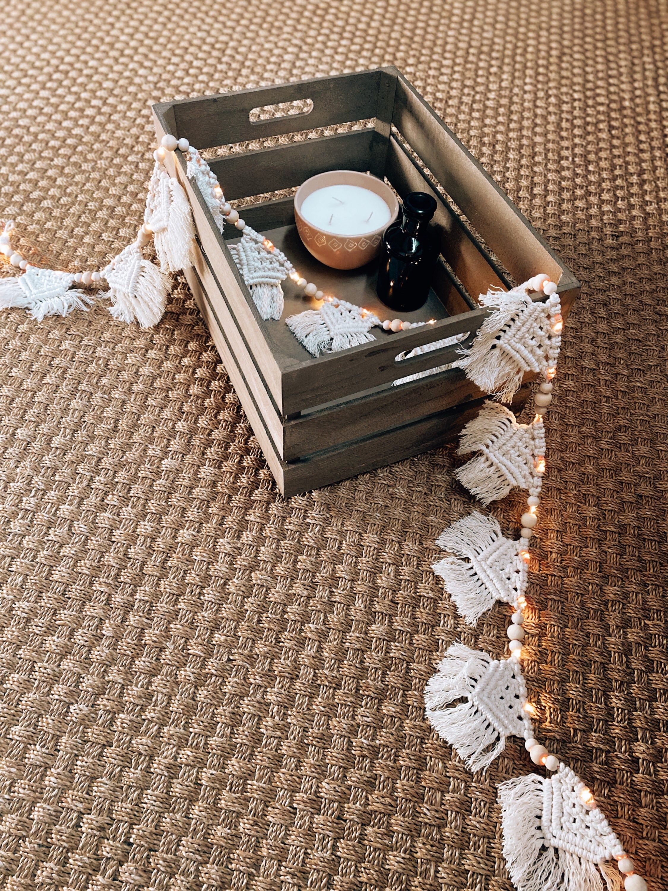 Guirlande en Macramé Lumineuse