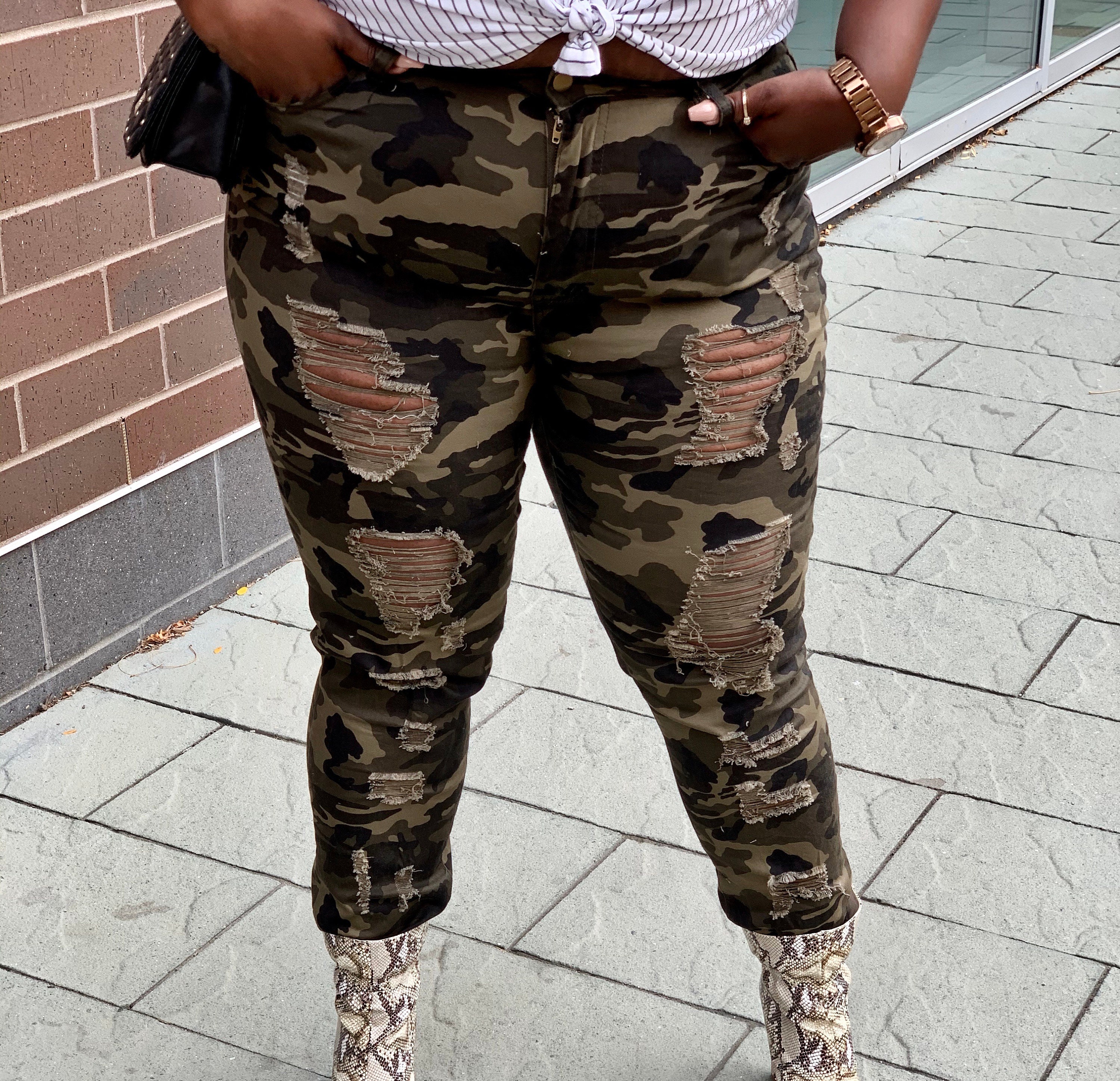 Destroyed Army Fatigue Pants - Etsy