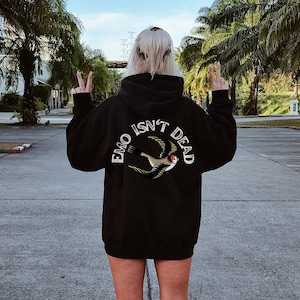 Emo is not dead hoodie hot sale