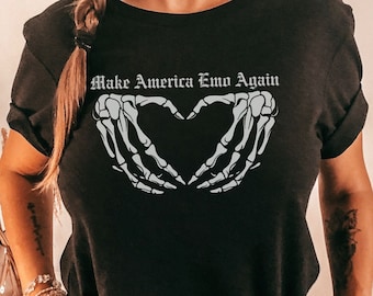 Make America Emo Again Tee, Elder Emo Shirt, Emo Mom Shirt, Goth Shirt, Emo Tshirt, Still Emo, Retired Emo Kid, Emo Gift, Emo Clothing, Emo