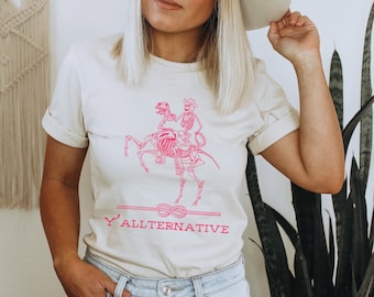 Yallternative Shirt, Goth Shirt, Emo Shirt, südländische Goth Shirt, Country Shirt, Yallternative Tshirt, Cowboy Shirt