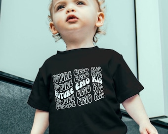 Future Emo Kid Toddler Short Sleeve Tee, Emo Toddler shirt, Emo Kid Clothes, Emo Toddler Clothes, Emo Gift, Emo Baby Clothes, Gift for Emo