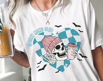 Spooky Moms Club Shirt, Spooky Moms Club Tshirt, Emo Mom Shirt, Goth Mom Shirt, Weird Mom Shirt, Gift For Mom, Spooky Mom Shirt, Gothic Mom