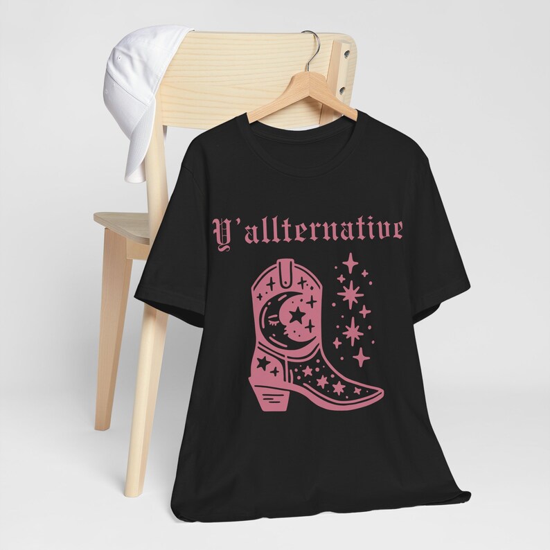 Camisa Yallternative, camiseta Yallternative, camisa vaquera gótica, camisa gótica, camisa Emo, camisa gótica sureña, camisa vaquera gótica, espeluznante imagen 8