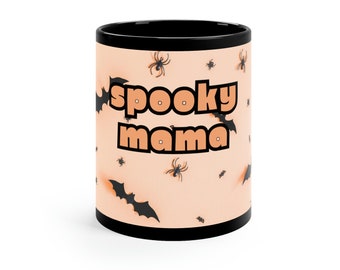 Spooky Mama Coffee Mug, Goth Mom Gift, Mothers Day Gift, Coffee Mug For Mom, Gift For Mom, Gift For Goth Mom
