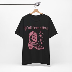 Camisa Yallternative, camiseta Yallternative, camisa vaquera gótica, camisa gótica, camisa Emo, camisa gótica sureña, camisa vaquera gótica, espeluznante imagen 7