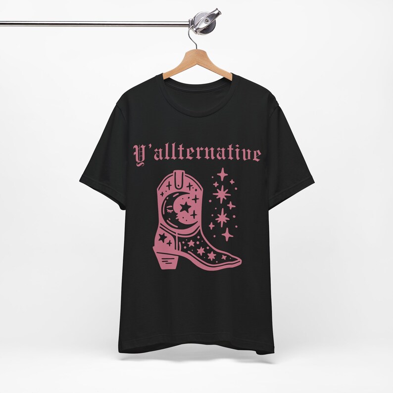 Camisa Yallternative, camiseta Yallternative, camisa vaquera gótica, camisa gótica, camisa Emo, camisa gótica sureña, camisa vaquera gótica, espeluznante imagen 7