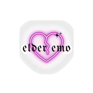 Emo Die-Cut-Aufkleber, Elder Emo-Aufkleber, Pop-Kultur-Aufkleber, Emo-ästhetischer Aufkleber, niedlicher Emo-Aufkleber, Emo-Wasserflaschen-Aufkleber, Still Emo