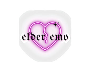 Emo Die-Cut Stickers, Elder Emo Sticker, Pop Culture Sticker, Emo Aesthetic Sticker, Cute Emo Sticker, Emo Water Bottle Sticker, Still Emo