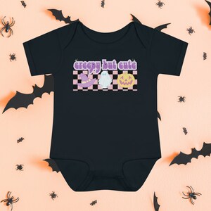 Creepy But Cute Bodysuit, Halloween Baby Bodysuit, Halloween Baby Outfit, Spooky Baby Outfit, Spooky Baby Clothes, Creepy baby Clothes
