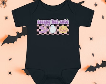 Gruselig aber niedlich Body, Halloween Baby Body, Halloween Baby Outfit, Gruselige Baby Outfit, Gruselige Babykleidung, Gruselige Babykleidung